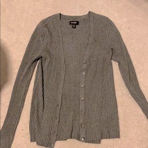 Lord & Taylor matching cardigan and tank top set